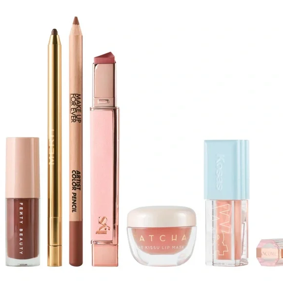 Sephora Favorites Perfect Pout Lip Set 7 items lipstick liner gloss mask bundle
